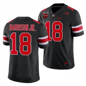 Men's NCAA Ohio State Buckeyes Marvin Harrison Jr. #18 College Stitched 2023 Collection Black Football Jersey KL20G31MV